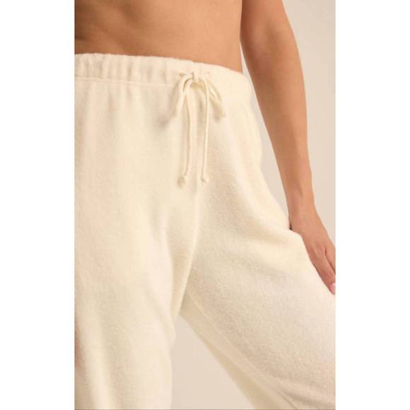 NEW Z SUPPLY unwind reverse fleece jogger in sea salt - Picture 4 of 5